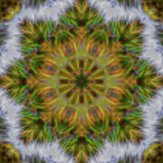 Rainbow Energy Mandala 001 Poster