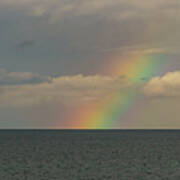 Rainbow On The Salish Sea Poster