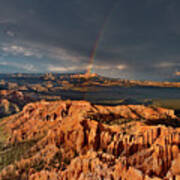 Rainbow Storm Bryce Canyon National Park Utah Poster