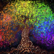 Rainbow Tree Of Life Poster
