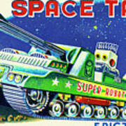 Rapid Fire Dual Barrell Space Tank Poster