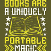 Reader Gift Books Are A Uniquely Portable Magic Funny Poster