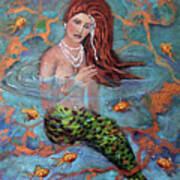 Ophelia By Linda Queally Poster