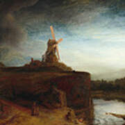 Rembrandt Van Rijn's The Mill Poster