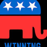 Republican Gop Elephant Winning Poster