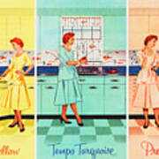 Retro Color For Your Kitchen Poster