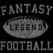 Retro Fantasy Football Legend Poster