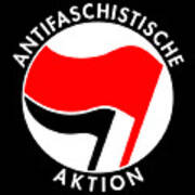 Retro Germany Antifaschistische Aktion Anti-fascist Poster