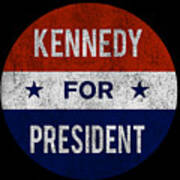 Retro Kennedy For President Jfk 1960 Poster