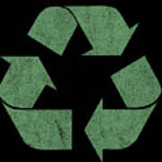 Retro Recycle Poster