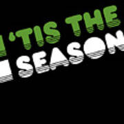 Retro Tis The Season Christmas Poster