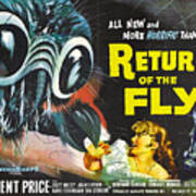 Return Of The Fly Vincent Price Poster