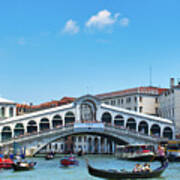 Rialto Bridge In Venice Poster