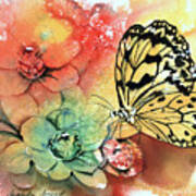 Rice Paper Butterfly Poster
