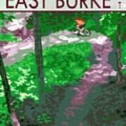 Mountain Biking Tody's Tour Trail, East Burke, Vermont Poster