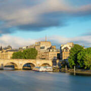River Seine - Paris France - Evening Poster