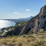 Rocks Of Mascarat, Sierra Helada And Benidorm Poster