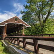 Rowell Covered Bridge Poster