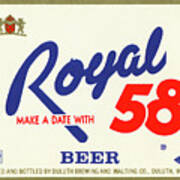 Royal 58 Label Poster