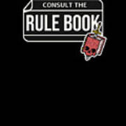 Rule Book Rpg Role Play Design Poster