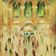 Rush Hour Grand Central Terminal New York Poster