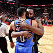 Russell Westbrook And James Harden Poster