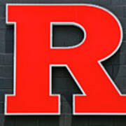 Rutgers Block R Poster