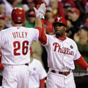 Ryan Howard, Jimmy Rollins, And Chase Utley Poster