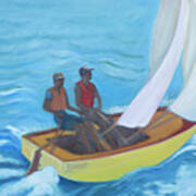 Sailing Sunny Poster