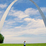 Saint Louis Arch Missouri Vertical Poster