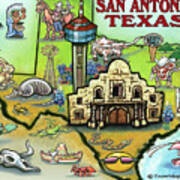 San Antonio Texas Poster