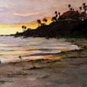 San Clemente Sunset Poster