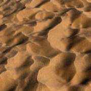 Sand Patterns In The Desert Poster