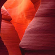 Sandstone Abstract Lower Antelope Slot Canyon Arizona Poster