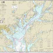 Sandy Point To Susquehanna River Chart 12273 Poster