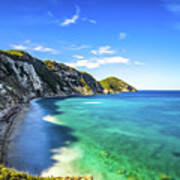 Sansone Beach. Portoferraio, Elba Island Poster