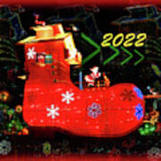 Santa's Magic Stocking Poster