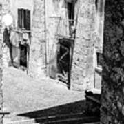 Scanno, Italy - Bw 01 Poster