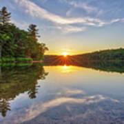 Scenic Massachusetts Walden Pond Poster