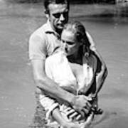 Sean Connery And Ursula Andress In Dr. No -1962- United Artists Poster