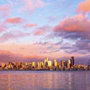 Seattle From Alki Beach Poster