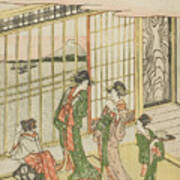 Shinagawa, From The Series Fifty-three Stations Of The Tokaido Poster