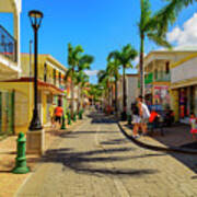 Shopping In Saint Maarten Poster