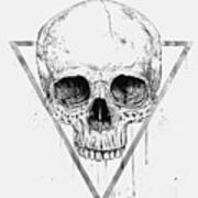 Skull In A Triangle Ii Poster