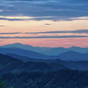Smoky Mountains Sunrise Poster