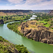 Snake River Canyon Twin Falls Idaho Poster