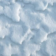 Snow Texture Abstract Poster