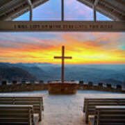 South Carolina Pretty Place Chapel Sunrise Embraced Poster
