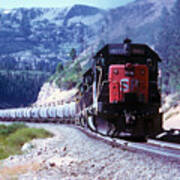 Vintage Railroad - Southern Pacific Sd45 8804 Oil Train Poster