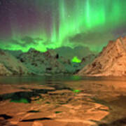 Spectacular Night In Lofoten 1 Poster